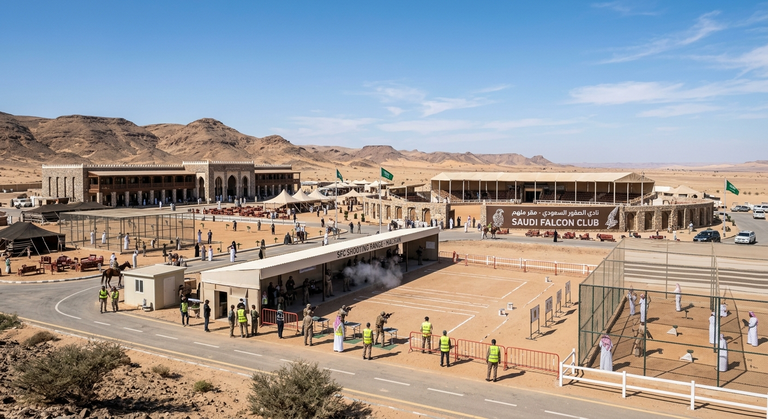 نادي الصقور السعودي وميدان الرماية